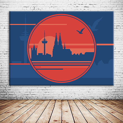 Köln-Grafik-Scherenschnitt-Kölner-Dom-Colonius-Skyline-Bild-individuell