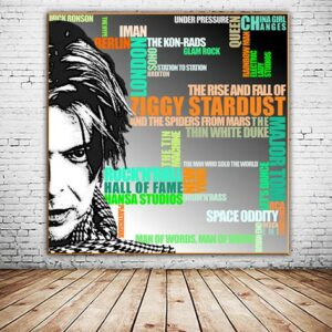 David Bowie Wandbild Ziggy Stardust Kunstdruck