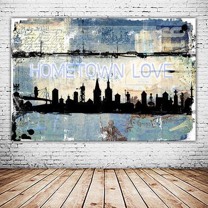 OC_407_Hometown-Love-Villingen-Scherenschnitt-Acrylgemölde-Collage-Wandansicht-1